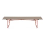 Table and bench BTB frame RAL 2001 Red orange