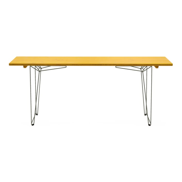 Table and bench BTB top, RAL 1018 Zinc yellow