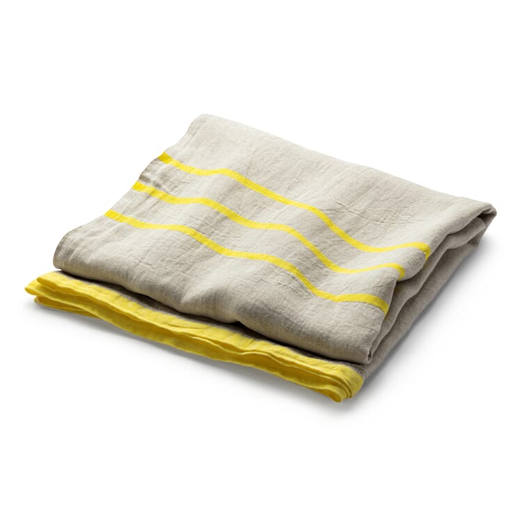 Linen cloth large, Nature Yellow