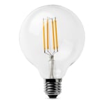 LED-Filament-Globelampe 95 mm E27 E 27 4,5 W Klar