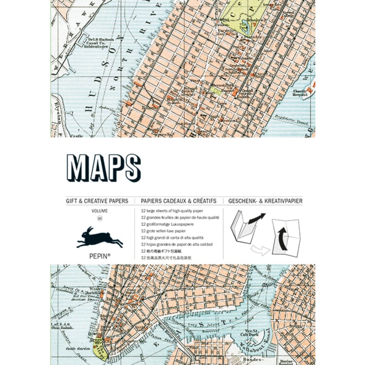 Geschenkpapier Pepin, Maps