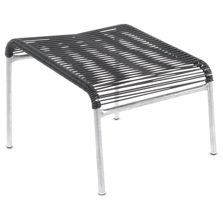 Footstool Säntis, hot-dip galvanized, Anthracite