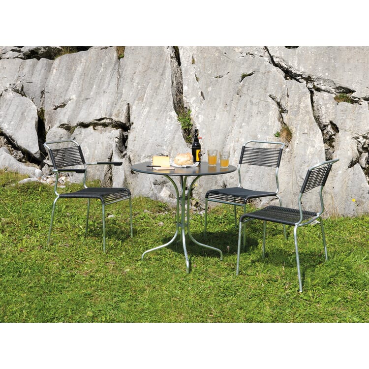 Säntis Chair, Hot-Dip Galvanized, Anthracite