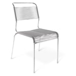 Chair Säntis, hot galvanized Aluminium silver