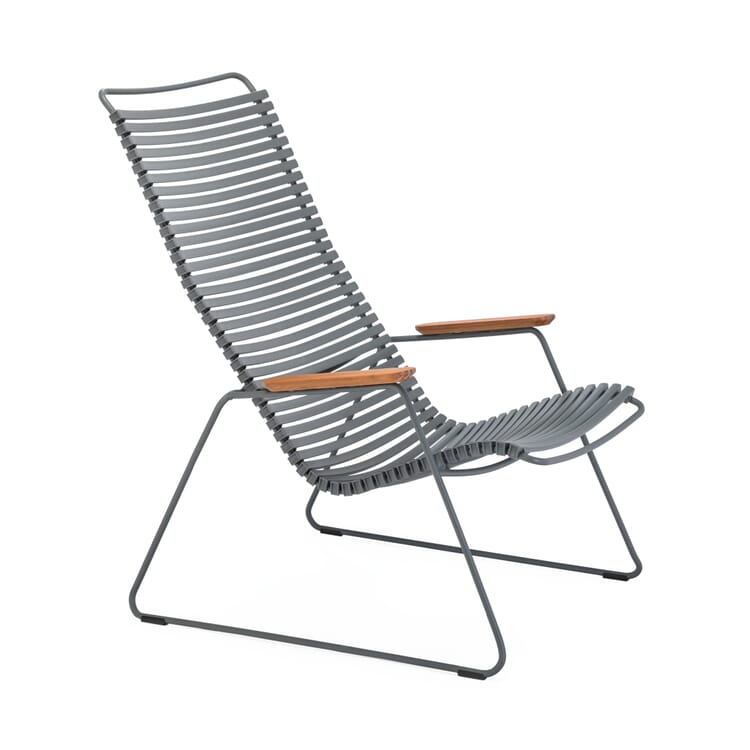 Lounge chair Click, Gray / Gray
