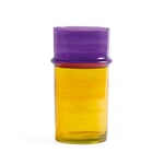 Vase Moroccan, groß L gelb/violet