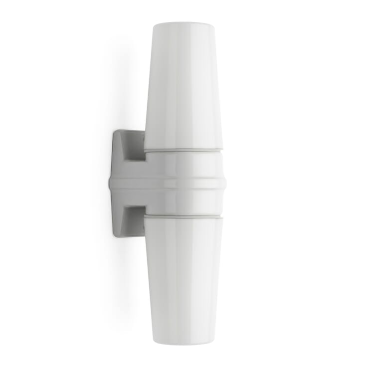 Wall and mirror lamp porcelain, White