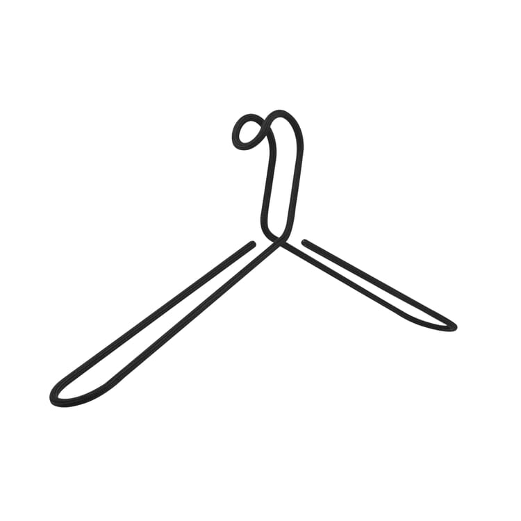 Coat hanger Gallo Tex, Black