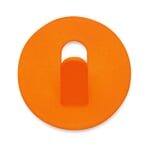 Wall hooks Line and Dot Round Neon orange