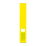 Wall hook Line and Dot Angular Neon yellow