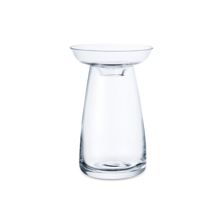 Vase Aqua, small, Clear glass