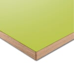 Tischplatte zu Tischgestell ERIK, quadratisch Grüngelb