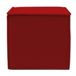Kubus Cube Ottoman Red