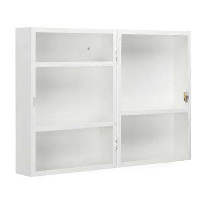 Medizinschrank Pronto, RAL 9010 Reinweiß
