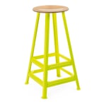 Chemnitz Bar Stool RAL 1026 Luminous yellow