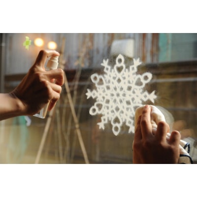 Fensterschmuck Schneeflocke, 3er-Set