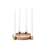 Candlestick Luna Oak / Brass