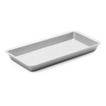 Tablett Alumoule 20×10 Silberfarben