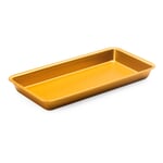 Tablett Alumoule 20×10 Goldfarben
