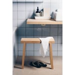 Hockerbank Schemel Eiche