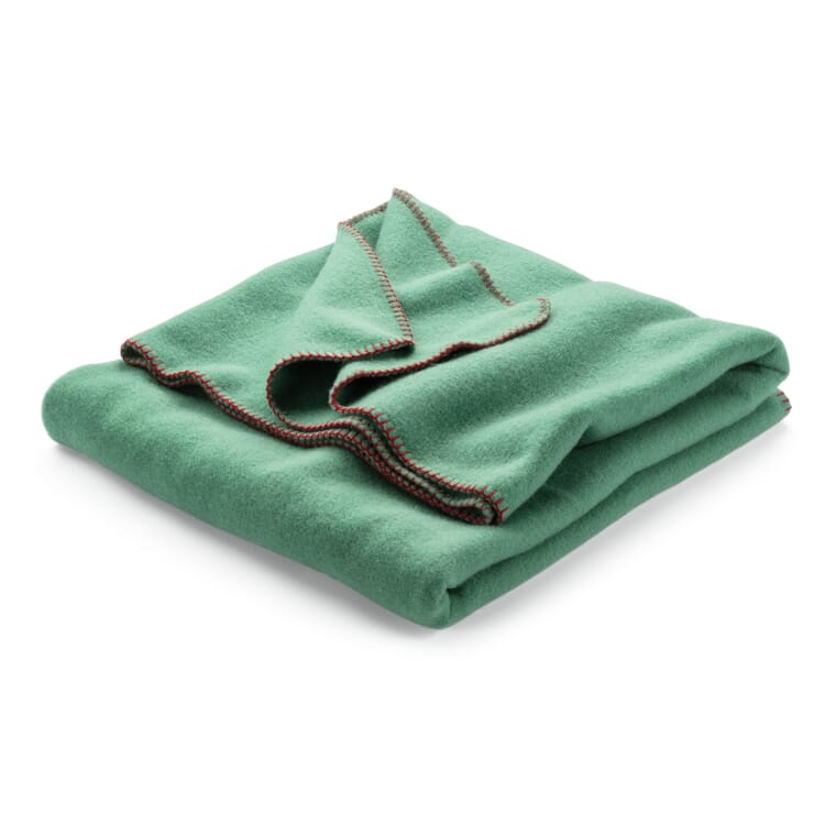 Virgin wool blanket, Sage