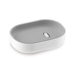 Soap dish Lunar White / Grey