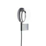 Wandleuchte MAG. Chrom / Kabel: Grau