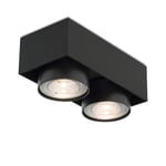 Surface mounted spotlight Wittenberg RAL 9005 Jet black