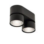 Surface mounted spotlight Wittenberg RAL 9005 Jet black