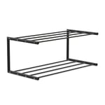 Schuhregal Stand Schwarz