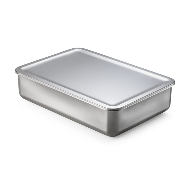Storage tin stainless steel, 2900 ml