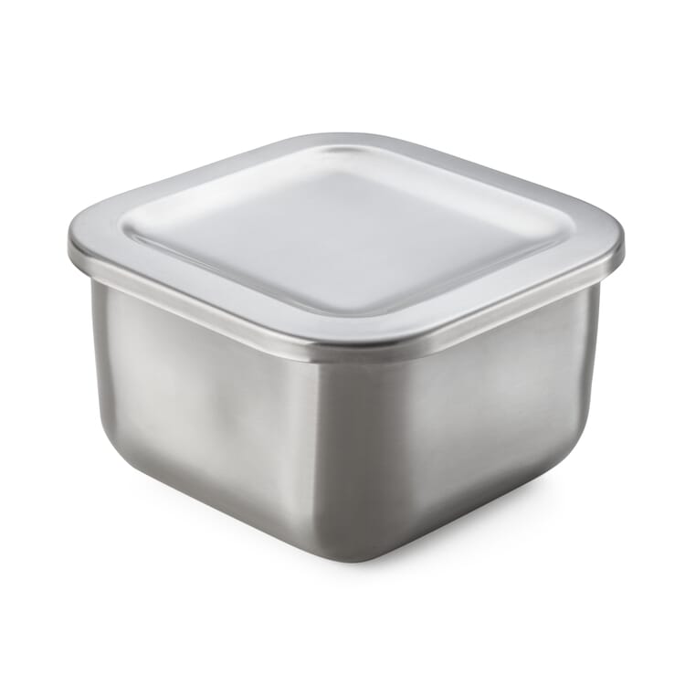 Storage tin stainless steel, 370 ml