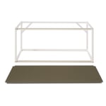 Shelf element Tara RAL 1013 Oyster white