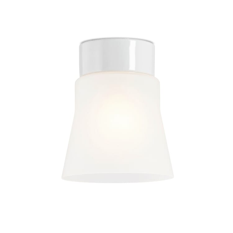 Ceiling light cylinder Open, Opal glass