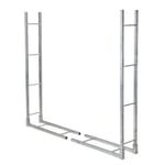 Firewood rack steel galvanized