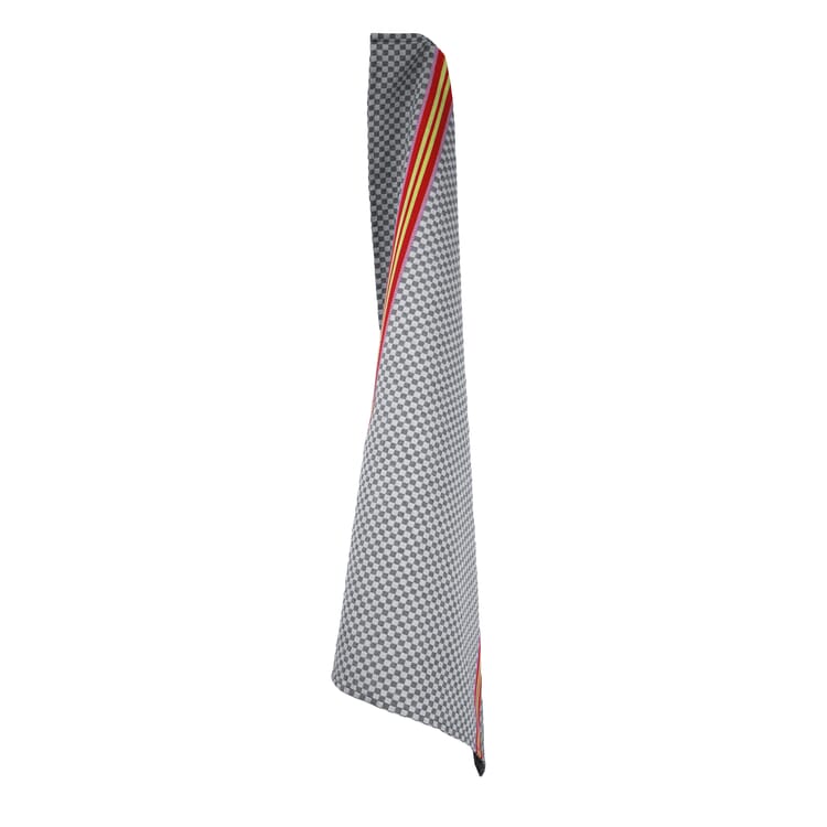 Checkered Dish Towel, Black / Gray