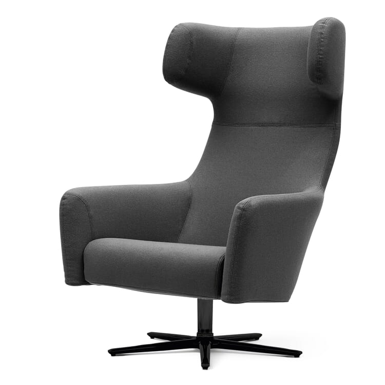 Armchair HAVANA Swivel, Dark gray
