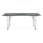 LTL table and lounger frame RAL 7021 Black grey