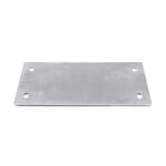 Regalsystem Baunz Bodenplatte 1-fach Aluminium