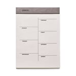 Tischblock Wochenplan