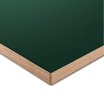 Table top for ERIK table frame, square Dark green