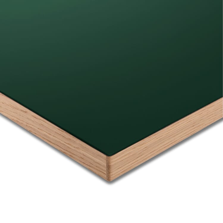 Table top for table frame ERIK, square, Dark green