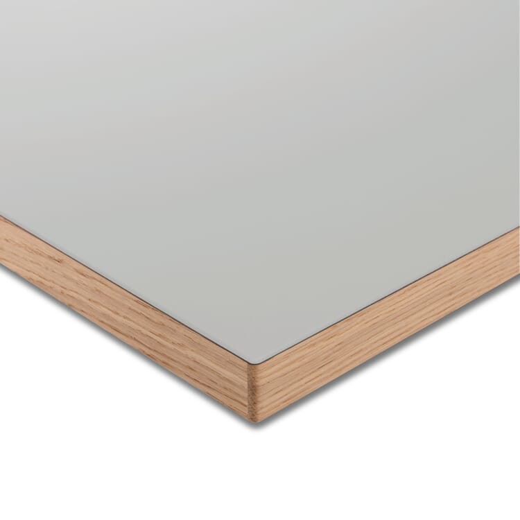 Table top for ERIK table frame, rectangular, Light gray