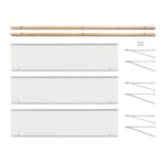 Wandregal RM3 RAL 9010 Reinweiß