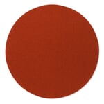 Sitzkissen Filz Rund Orange