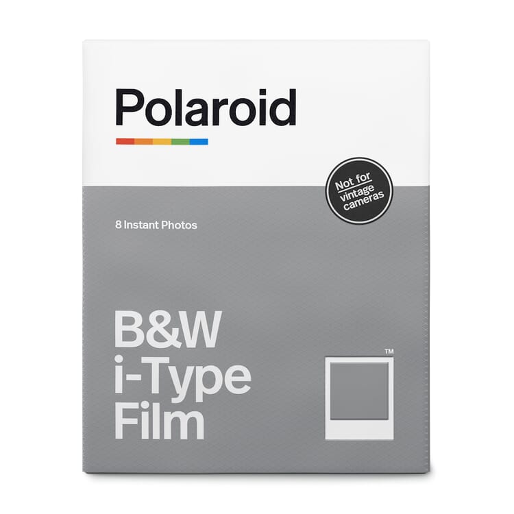 Polaroid Camera Now Movies, Black and white (8 pieces)