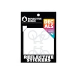 Aufkleber Reflective Rad
