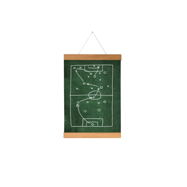 Picture rail oak wood magnetic, Width 21 cm
