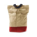 Bike bag pouch Beige / Red