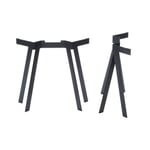 Tischbock Lebock RAL 7021 Schwarzgrau